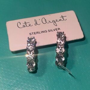 Cote d’Argent - Sterling Silver Hoop Earrings. NEW